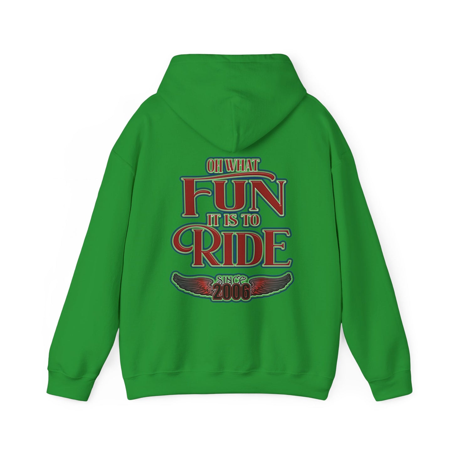 Red Sleigh Toy Run-Unisex Heavy Blend™ Hooded Sweatshirt