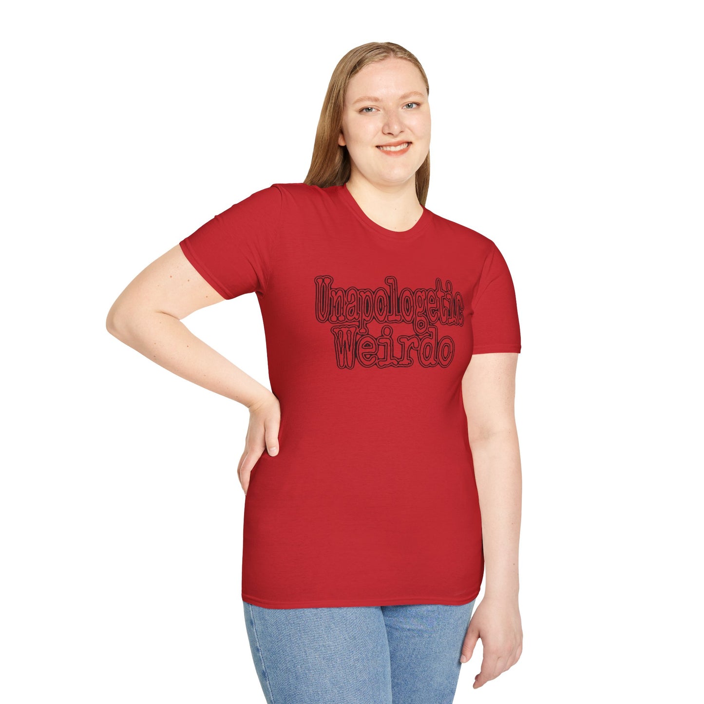 Unapologetic Weirdo T-Shirt | Unisex Softstyle Tee for Quirky Souls