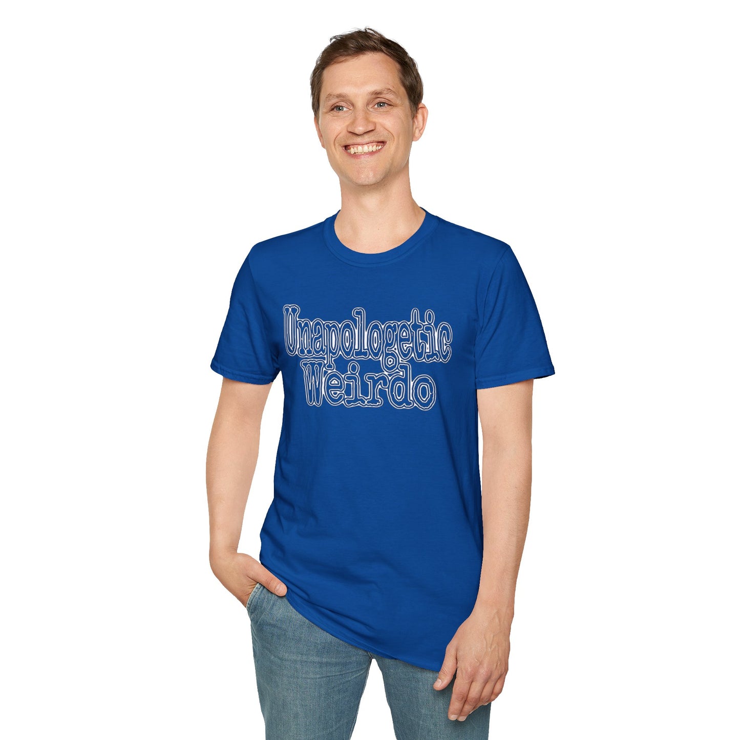 Unapologetic Weirdo T-Shirt | Unisex Softstyle Tee for Quirky Souls