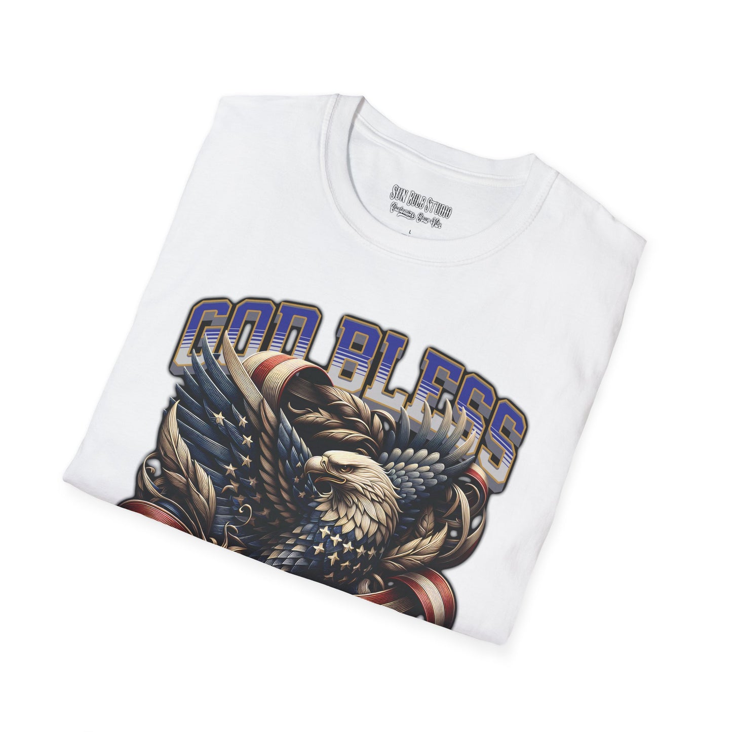God Bless the USA Eagle T-Shirt - for Patriotism