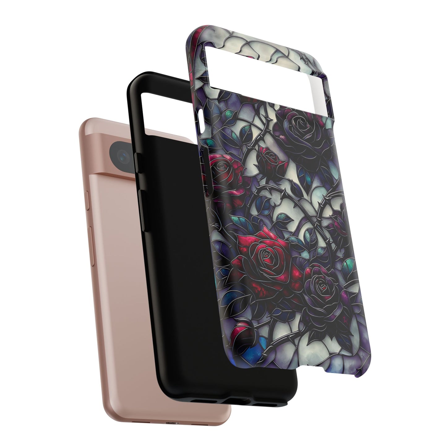 Cathedral Night Roses – Phone Case