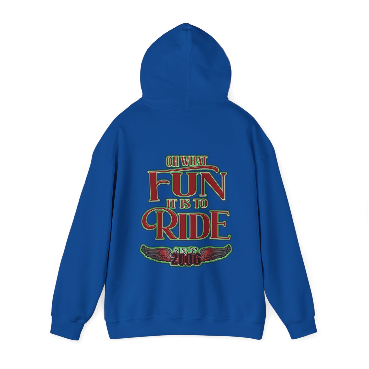 Red Sleigh Toy Run-Unisex Heavy Blend™ Hooded Sweatshirt