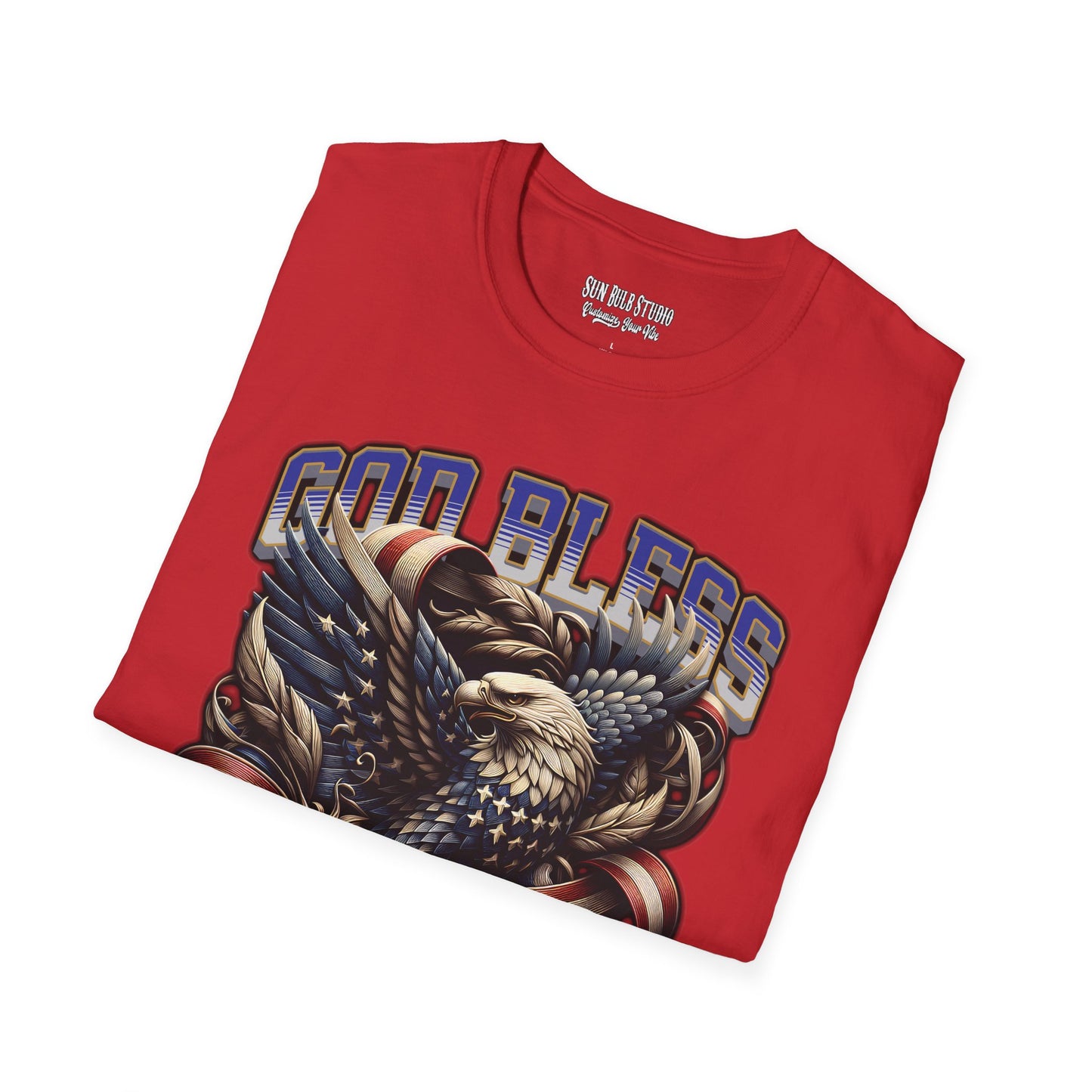 God Bless the USA Eagle T-Shirt - for Patriotism