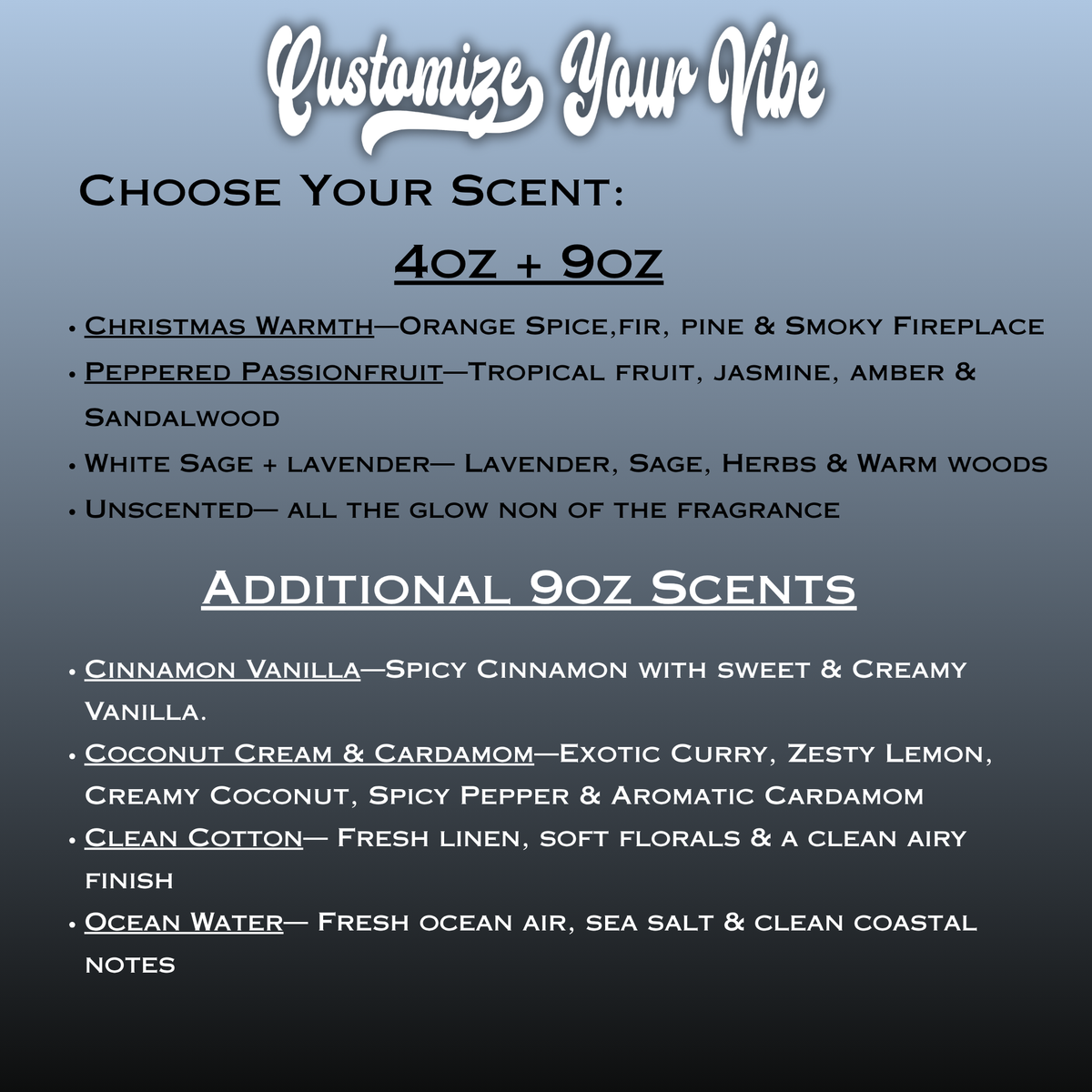 Customize Your Vibe™ Personalized Candle – Sexy Time