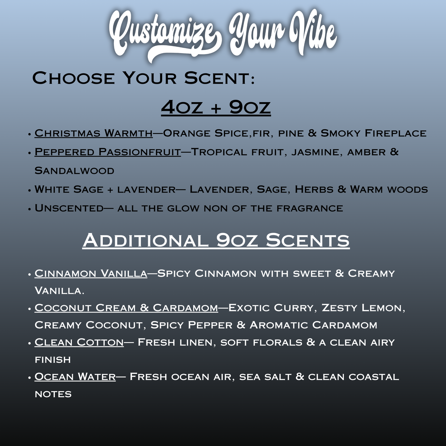 Customize Your Vibe™ Personalized Candle – Emotional Support Candle