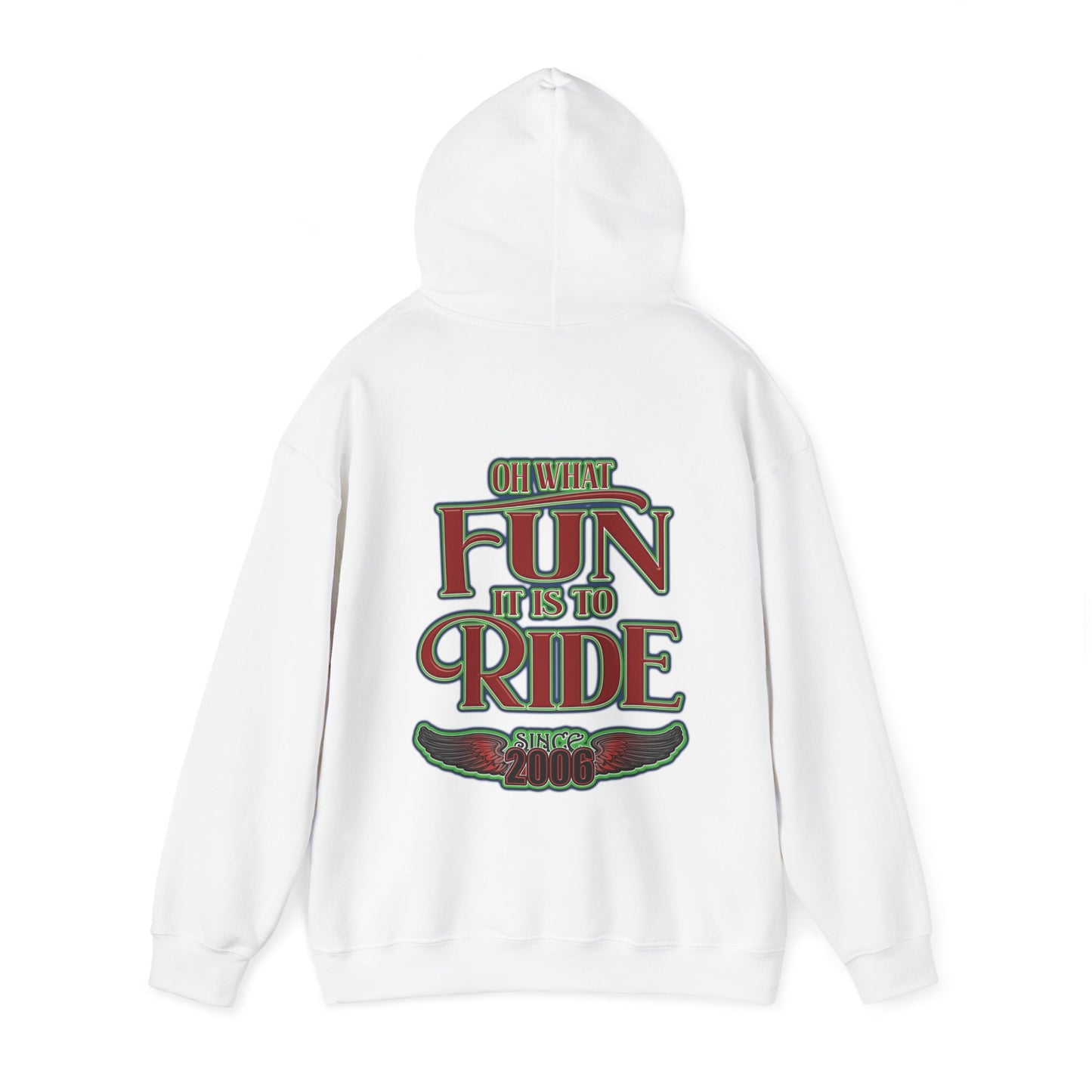 Red Sleigh Toy Run-Unisex Heavy Blend™ Hooded Sweatshirt