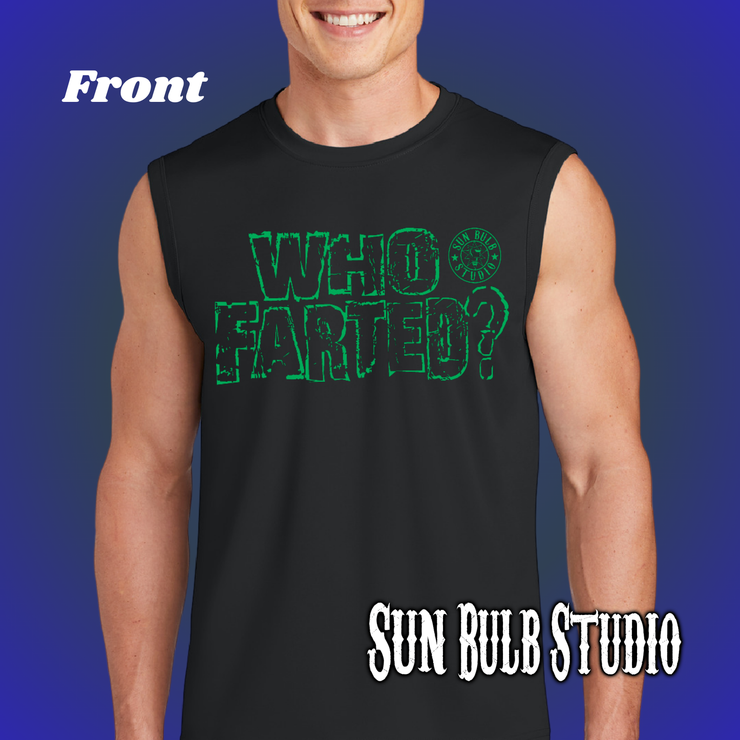 Who Farted? Funny T-Shirt – Double-Sided Design