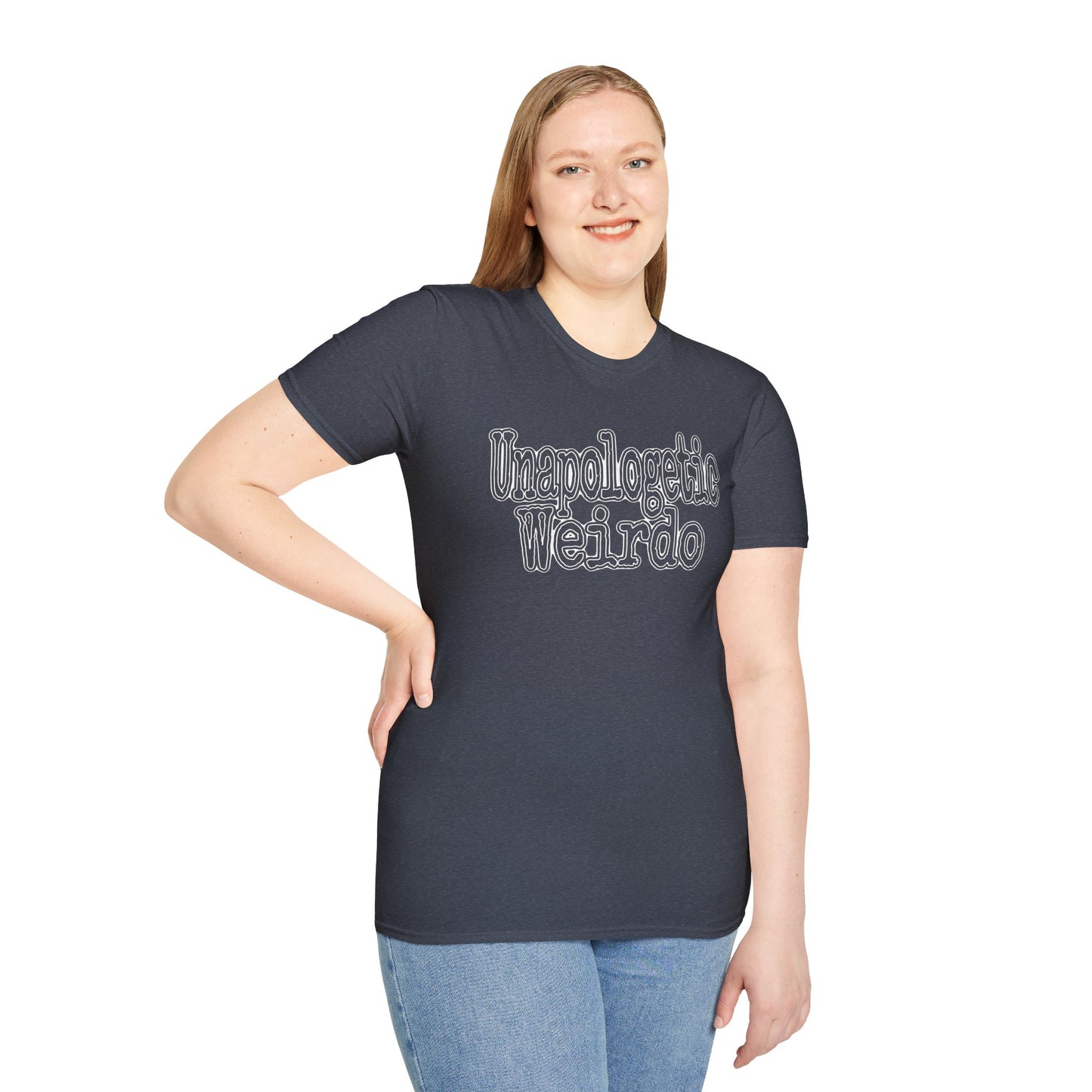 Unapologetic Weirdo T-Shirt | Unisex Softstyle Tee for Quirky Souls