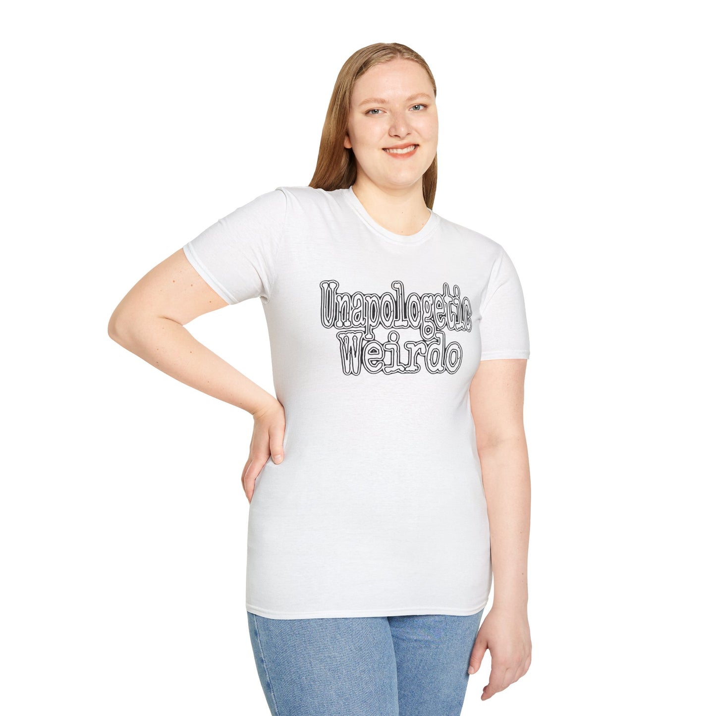 Unapologetic Weirdo T-Shirt | Unisex Softstyle Tee for Quirky Souls