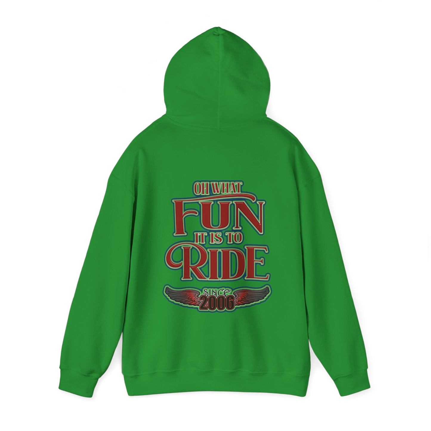 Red Sleigh Toy Run-Unisex Heavy Blend™ Hooded Sweatshirt