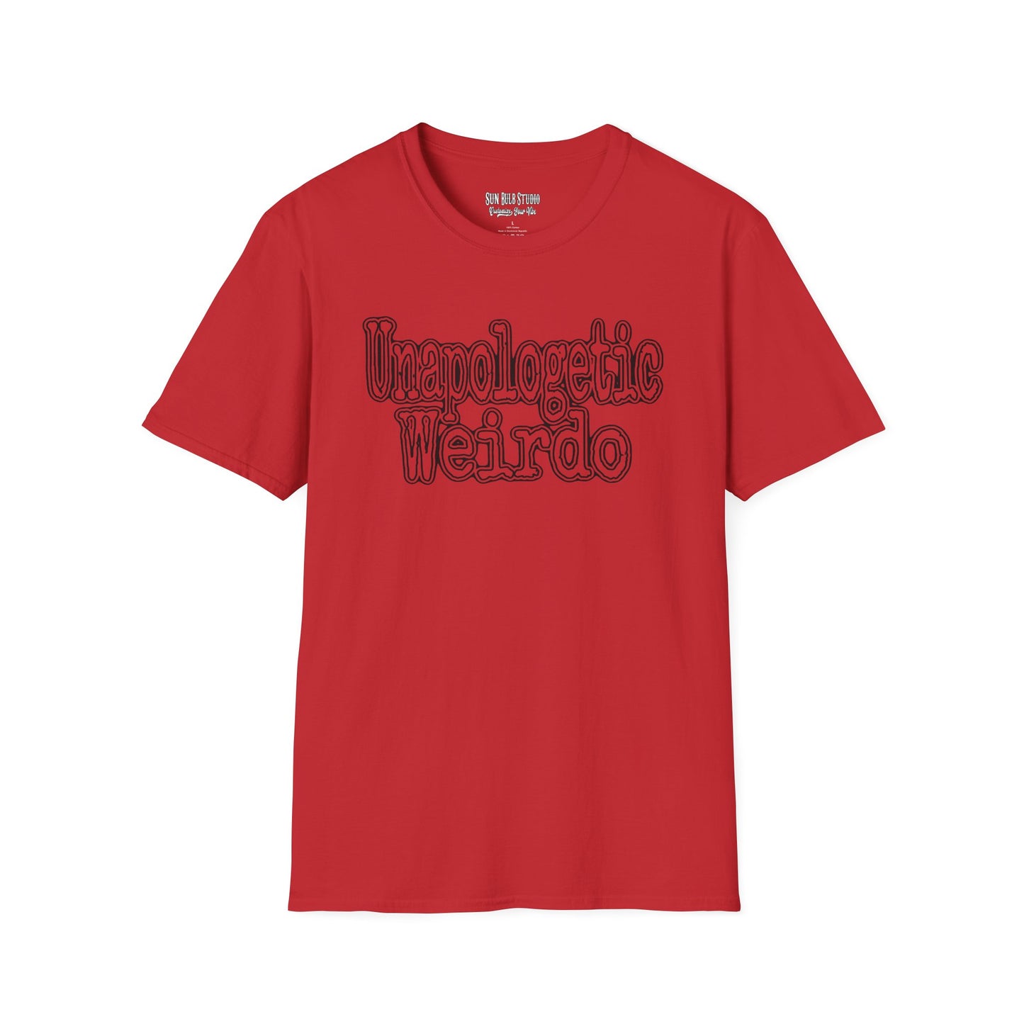 Unapologetic Weirdo T-Shirt | Unisex Softstyle Tee for Quirky Souls