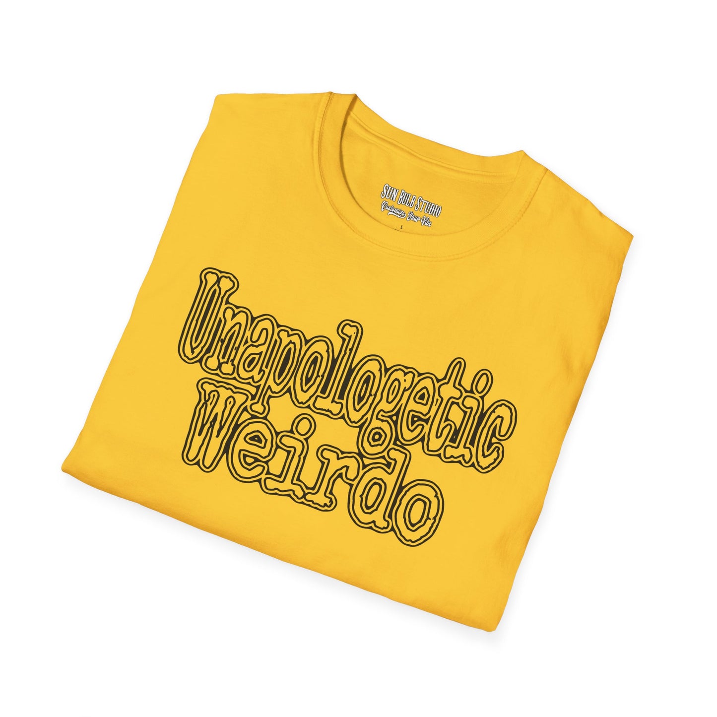 Unapologetic Weirdo T-Shirt | Unisex Softstyle Tee for Quirky Souls