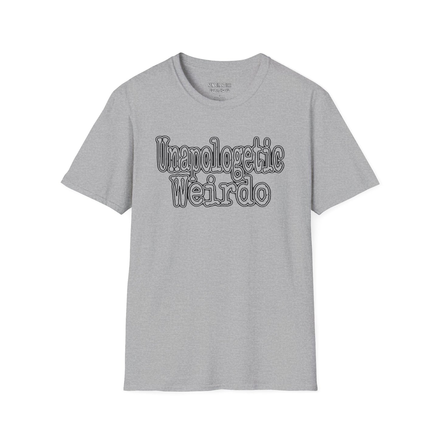 Unapologetic Weirdo T-Shirt | Unisex Softstyle Tee for Quirky Souls