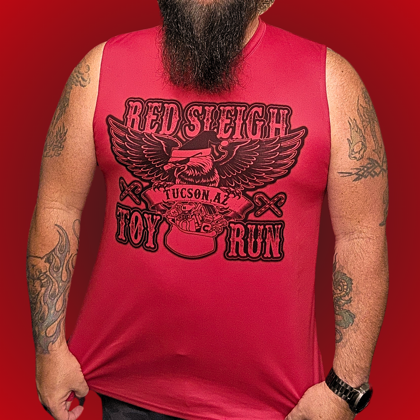 RSTR SANTA EAGLE -Sleeveless T shirt