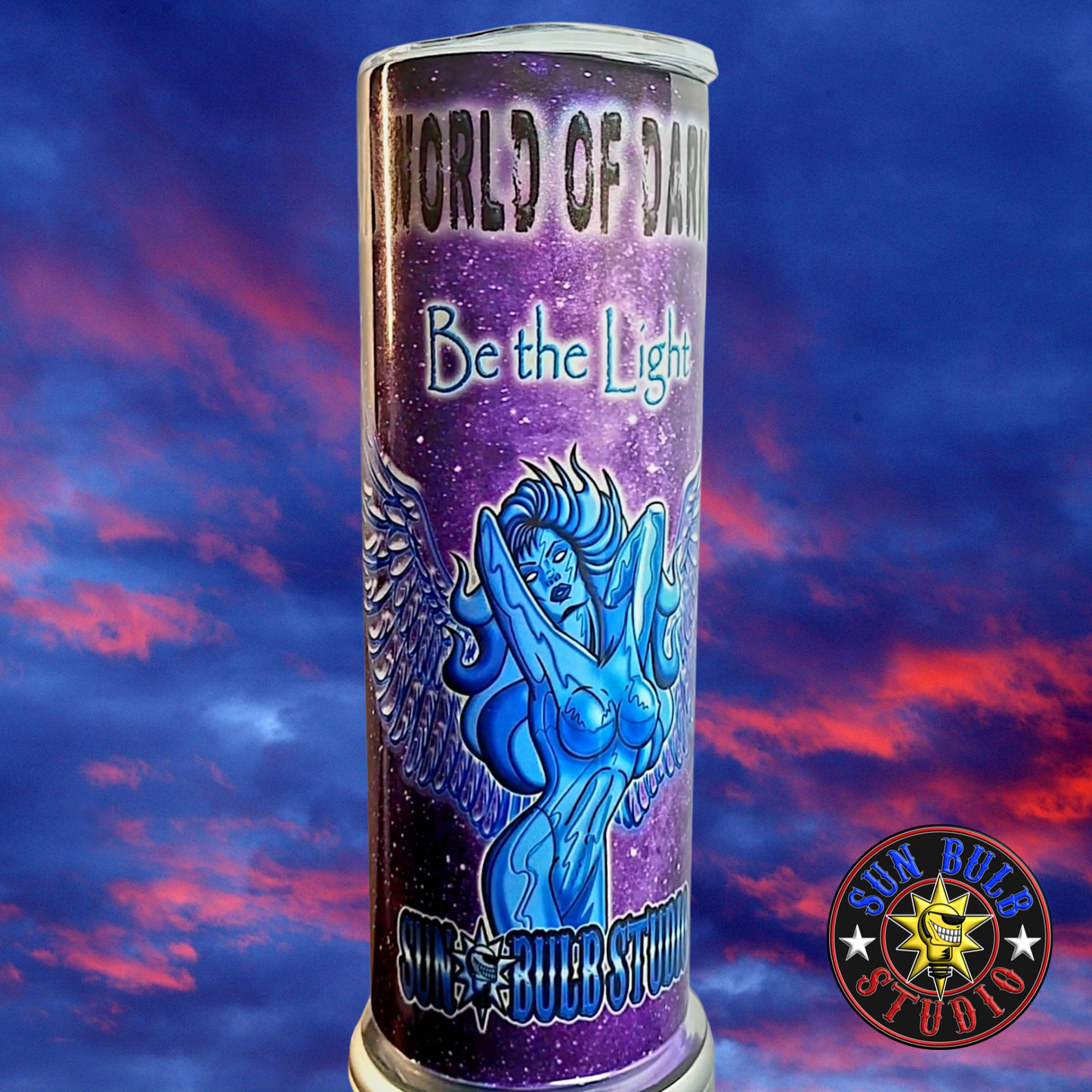 BE THE LIGHT - CUSTOM 20 oz Tumbler.