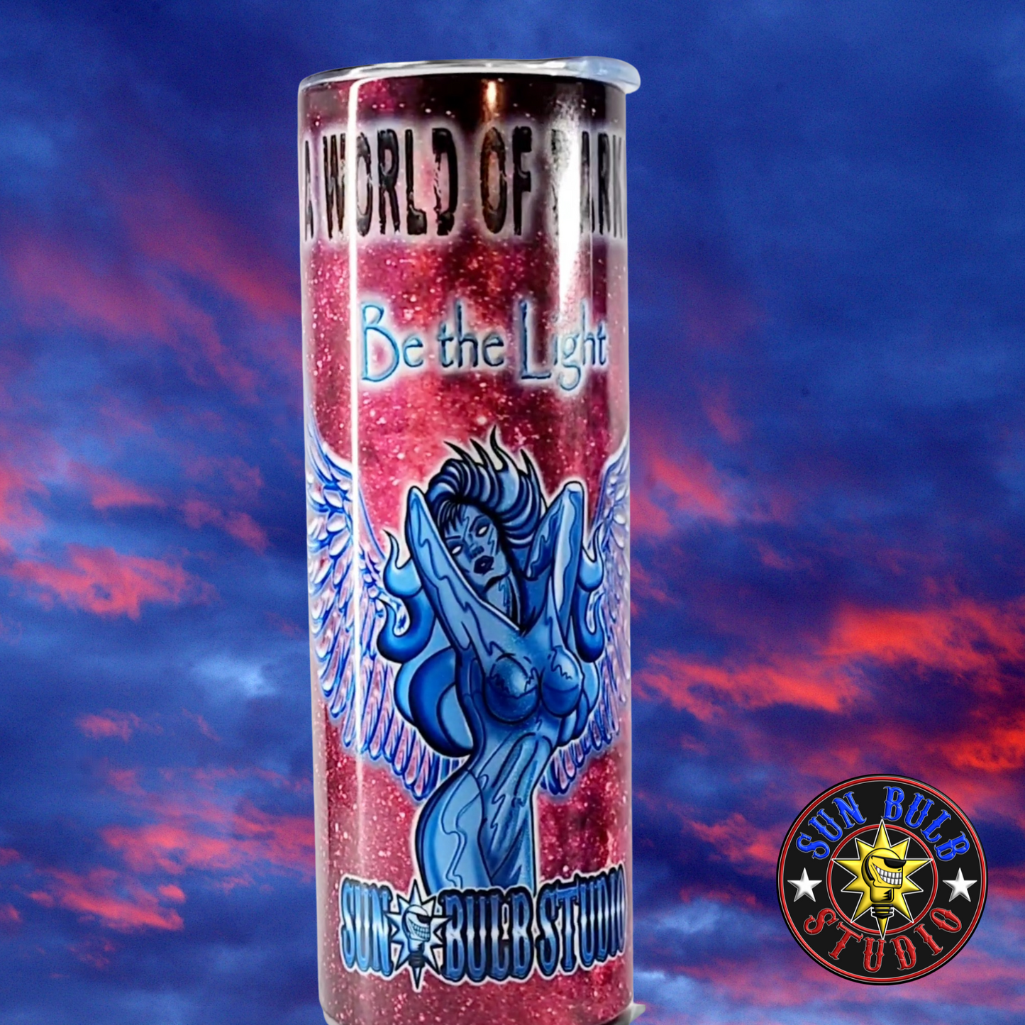 BE THE LIGHT - CUSTOM 20 oz Tumbler.
