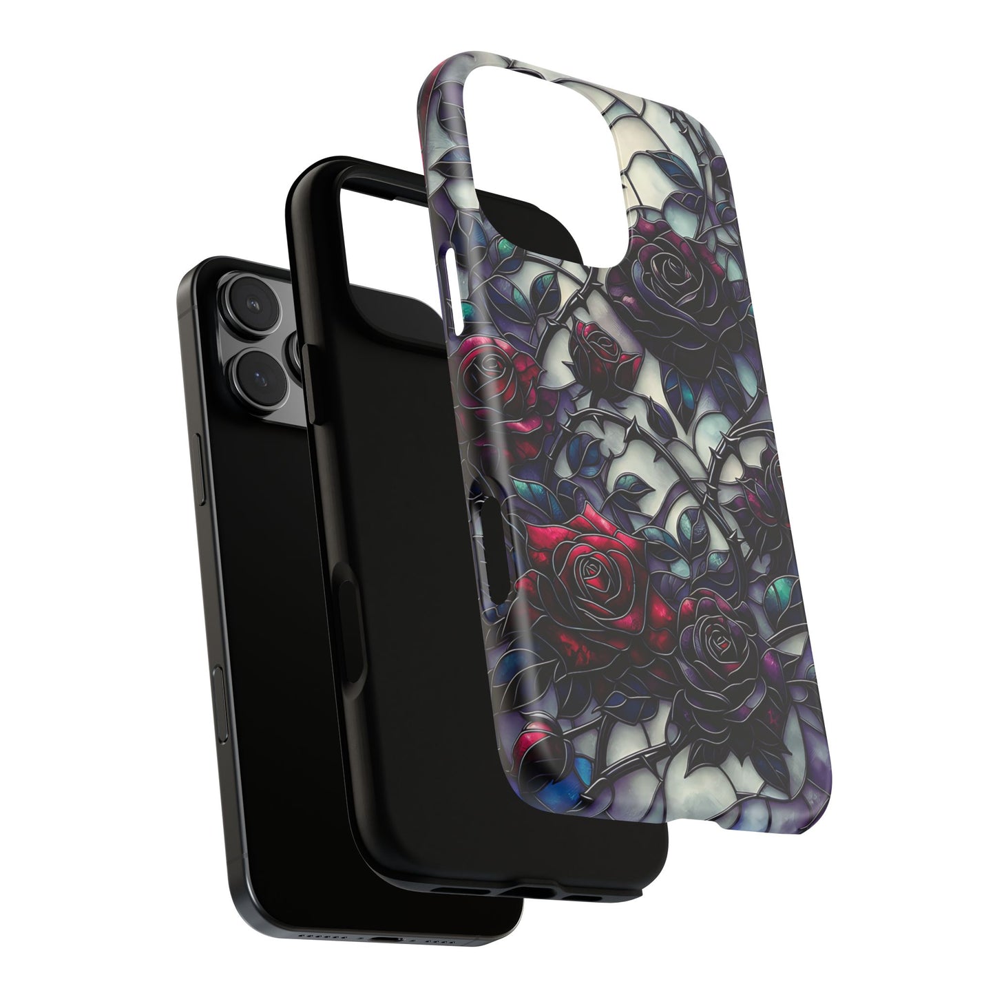 Cathedral Night Roses – Phone Case