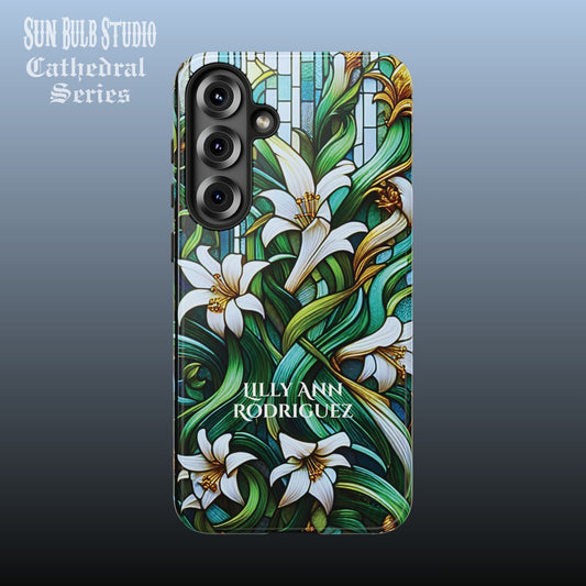 Cathedral Lilies - Personalized Phone Case