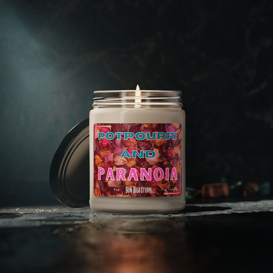 Potpourri and Paranoia 9oz Soy Candle