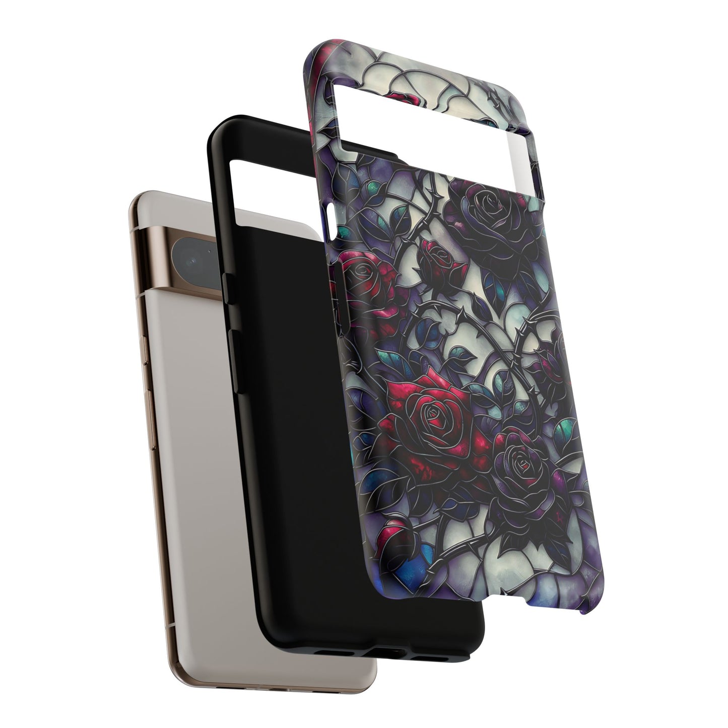 Cathedral Night Roses – Phone Case