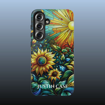 Cathedral Sunflowers - Personalized Phone Case