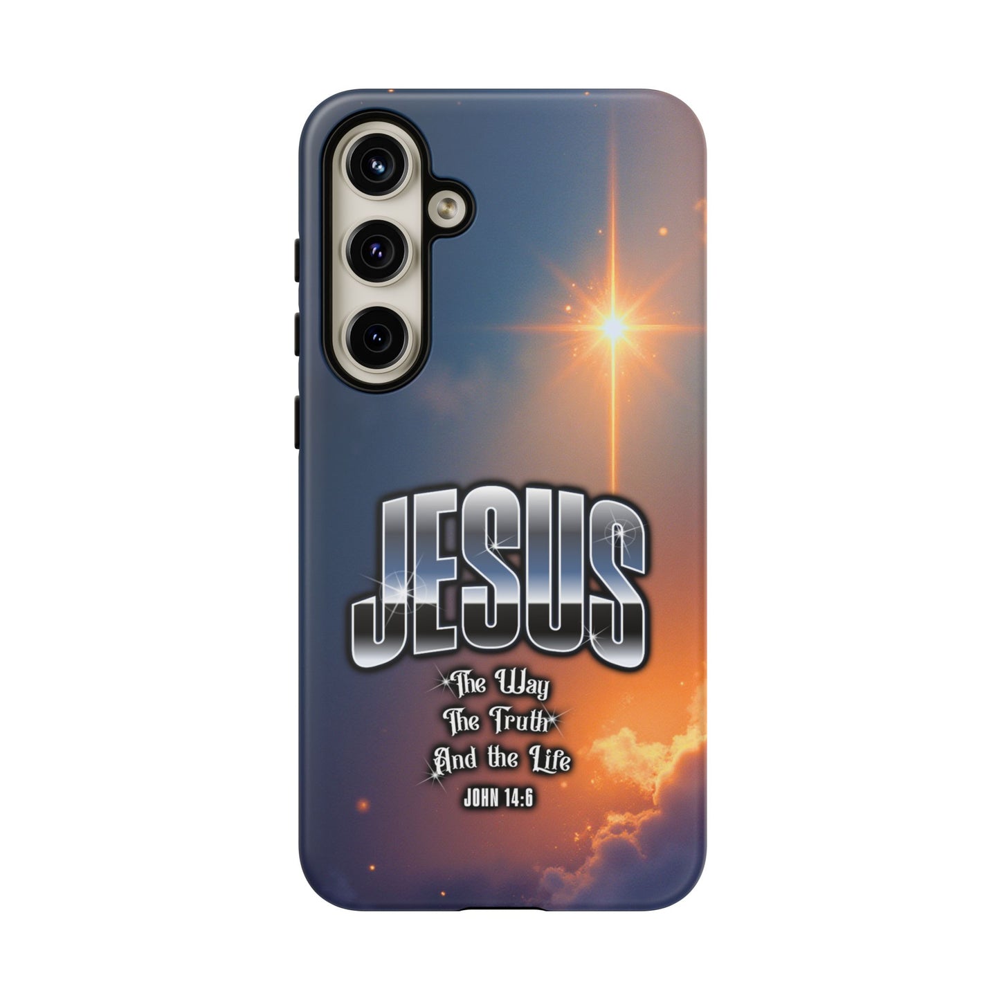 JESUS — The Way, The Truth, The Life — Radiant Sunrise Edition Phone Case