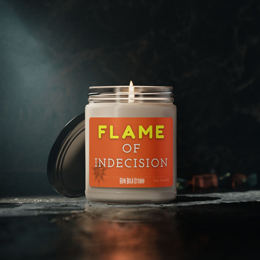 FLAME OF INDECISION 9oz Soy Candle -