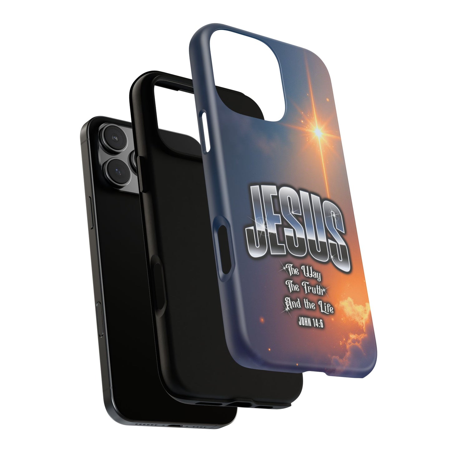 JESUS — The Way, The Truth, The Life — Radiant Sunrise Edition Phone Case