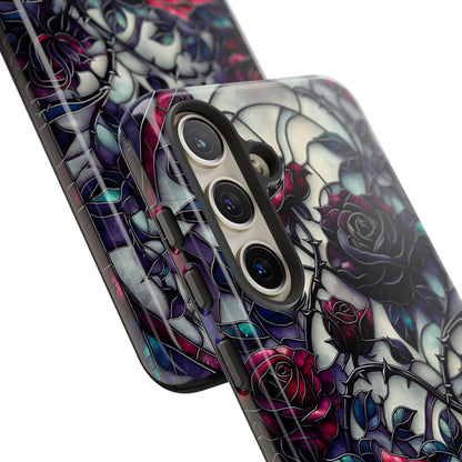 Cathedral Night Roses - Personalized Phone Case