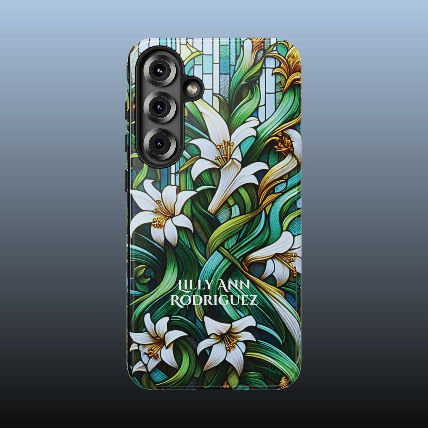 Cathedral Lilies - Personalized Phone Case