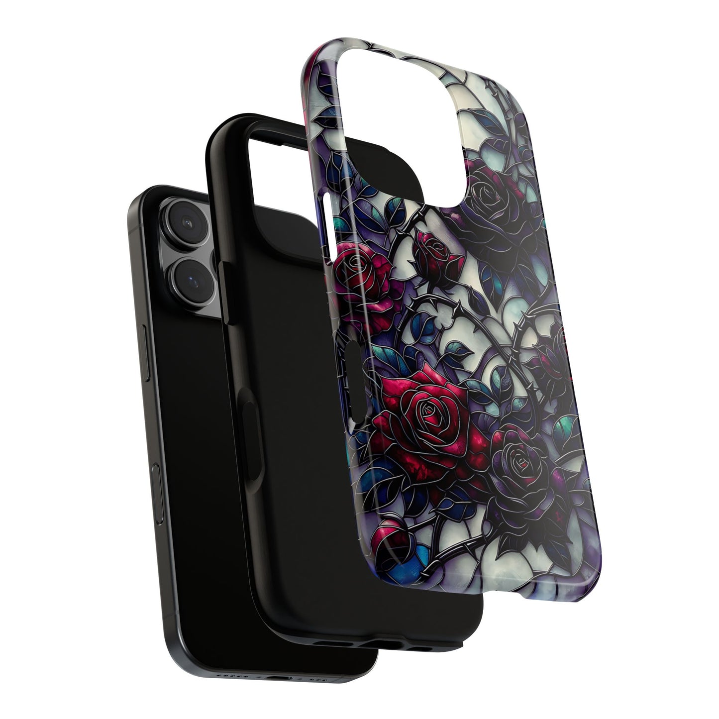 Cathedral Night Roses – Phone Case