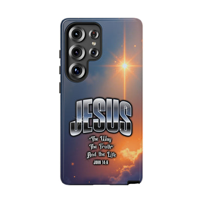 JESUS — The Way, The Truth, The Life — Radiant Sunrise Edition Phone Case
