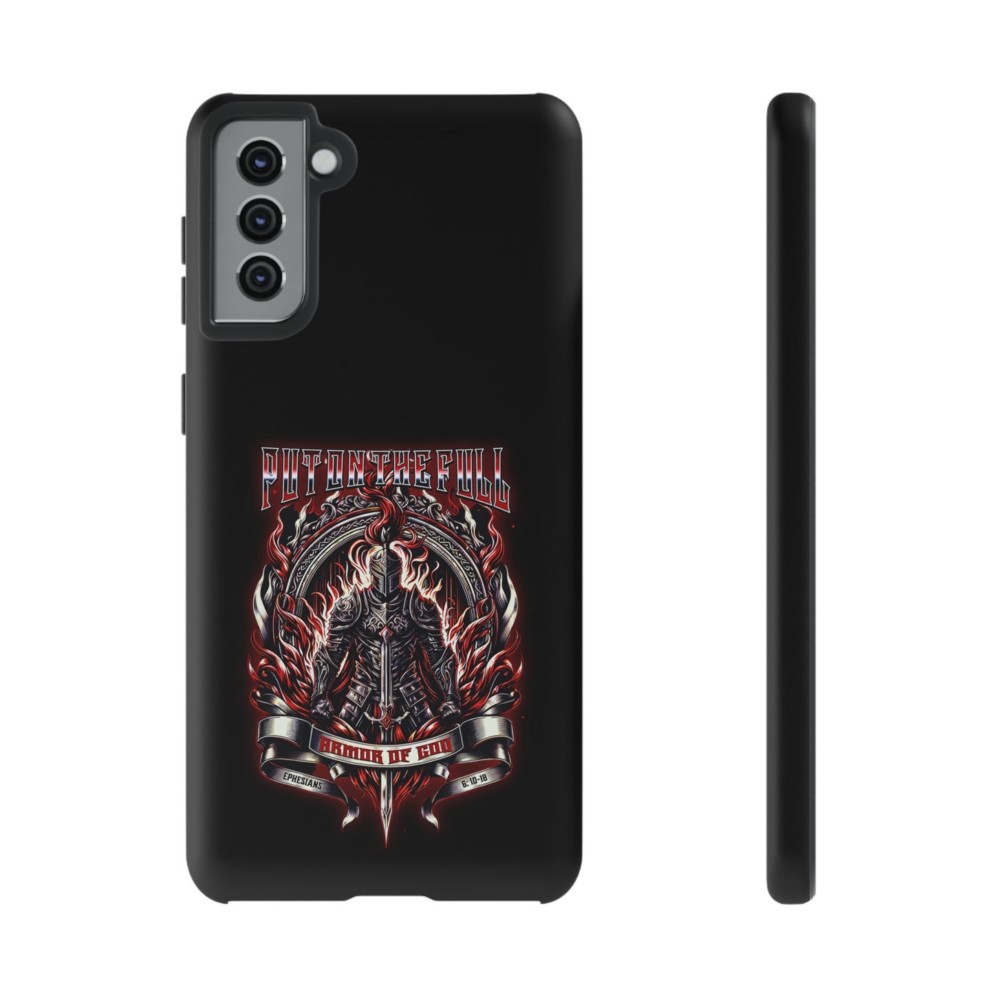Armor of God Phone Case – Christian Warrior Design | Worship Wear Collection