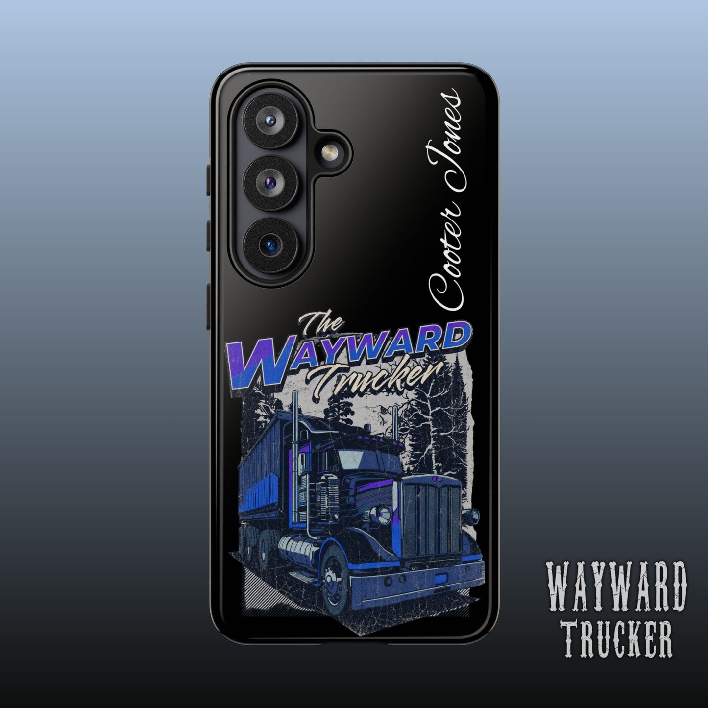 The Wayward Trucker™ Midnight Blue Edition— Personalized Phone Case