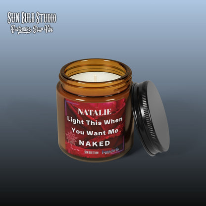 Customize Your Vibe™ Personalized Candle – Light This When You Want Me Naked