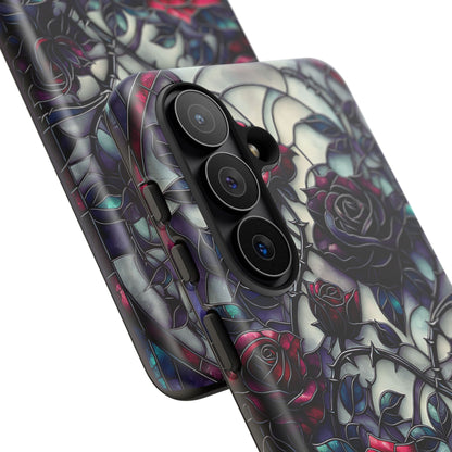 Cathedral Night Roses - Personalized Phone Case