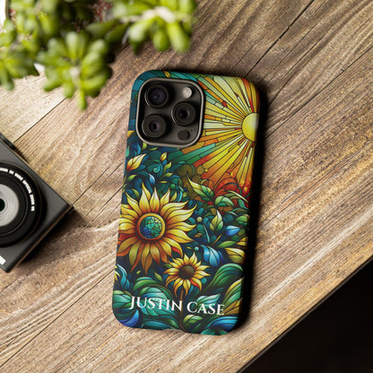 Cathedral Sunflowers - Personalized Phone Case