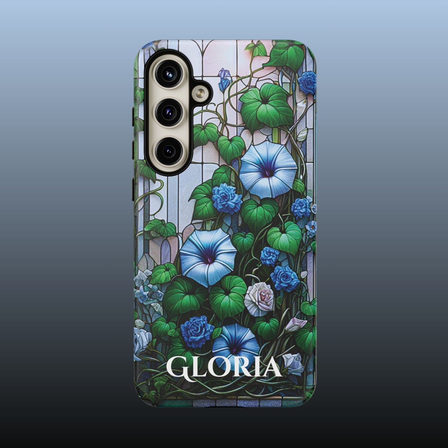 Cathedral Morning Glories - Personalized Phone Case