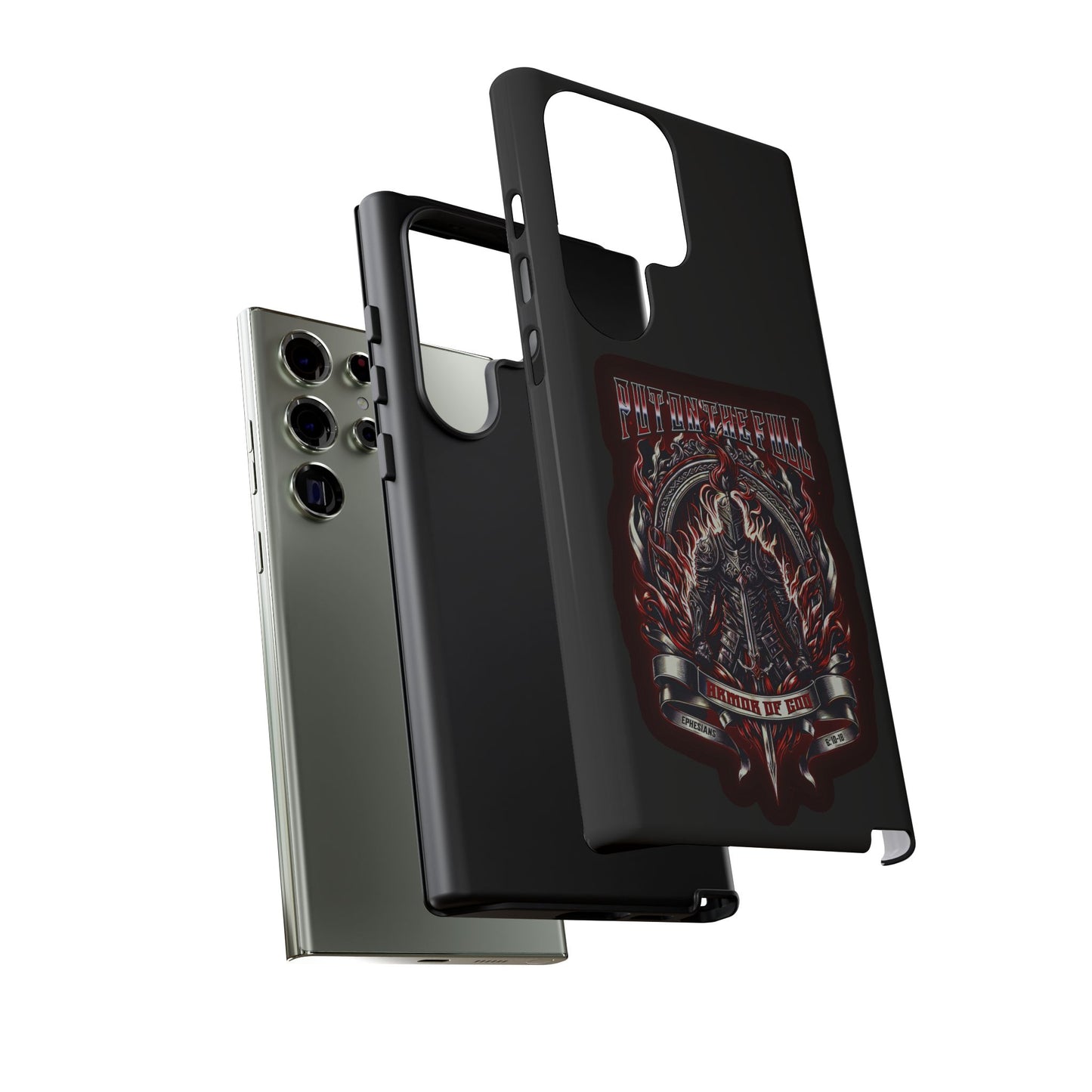 Armor of God Phone Case – Christian Warrior Design | Worship Wear Collection