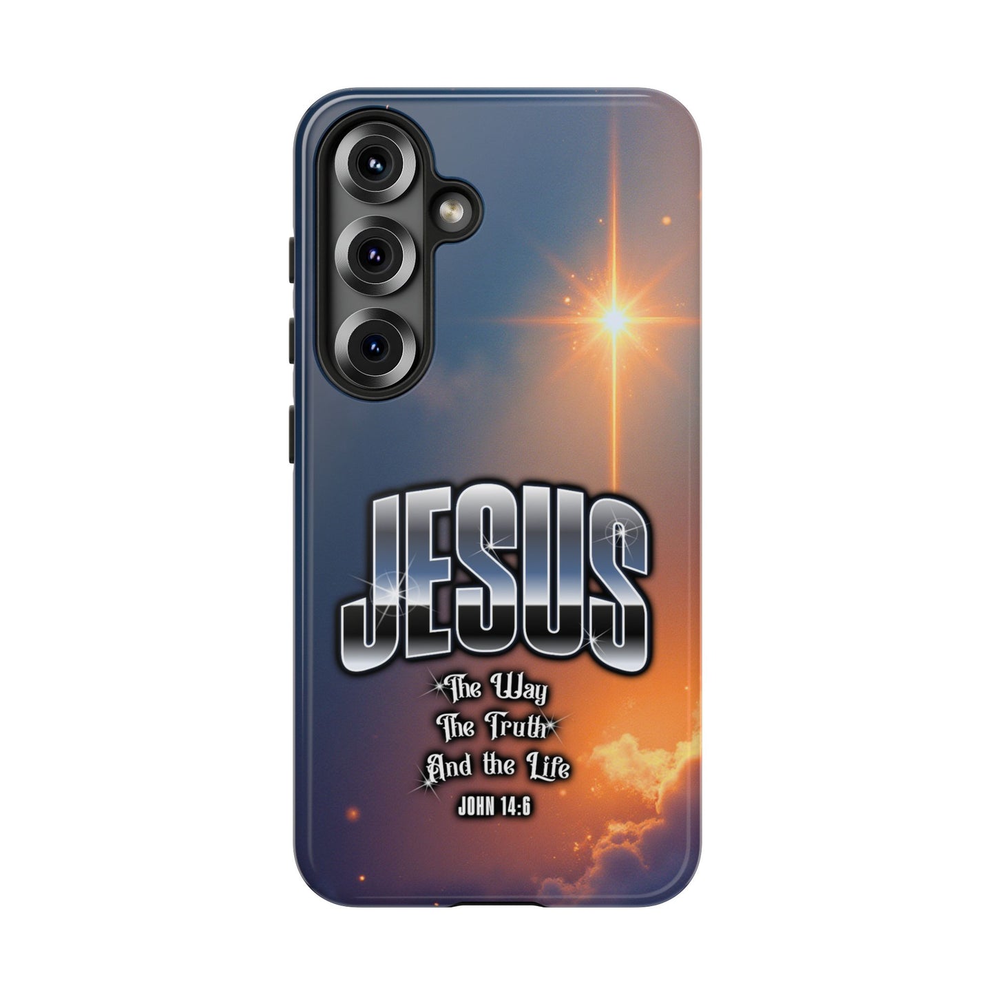 JESUS — The Way, The Truth, The Life — Radiant Sunrise Edition Phone Case