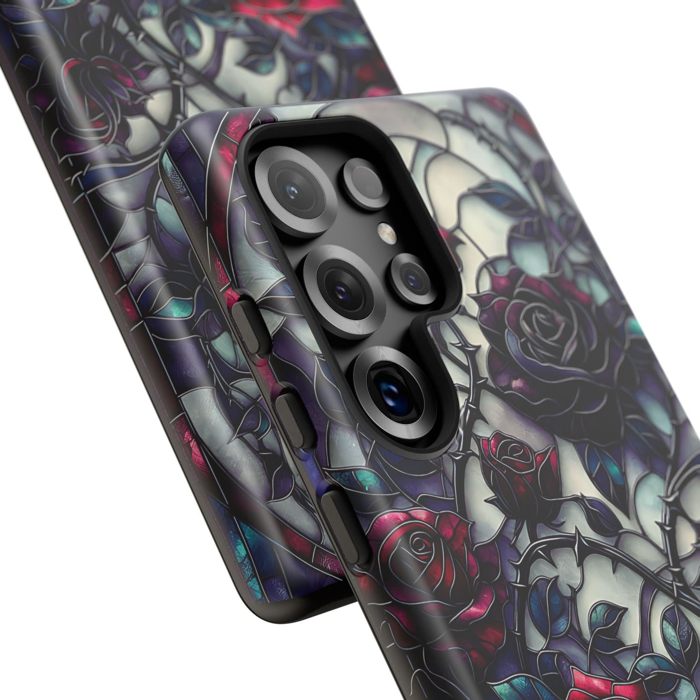 Cathedral Night Roses - Personalized Phone Case