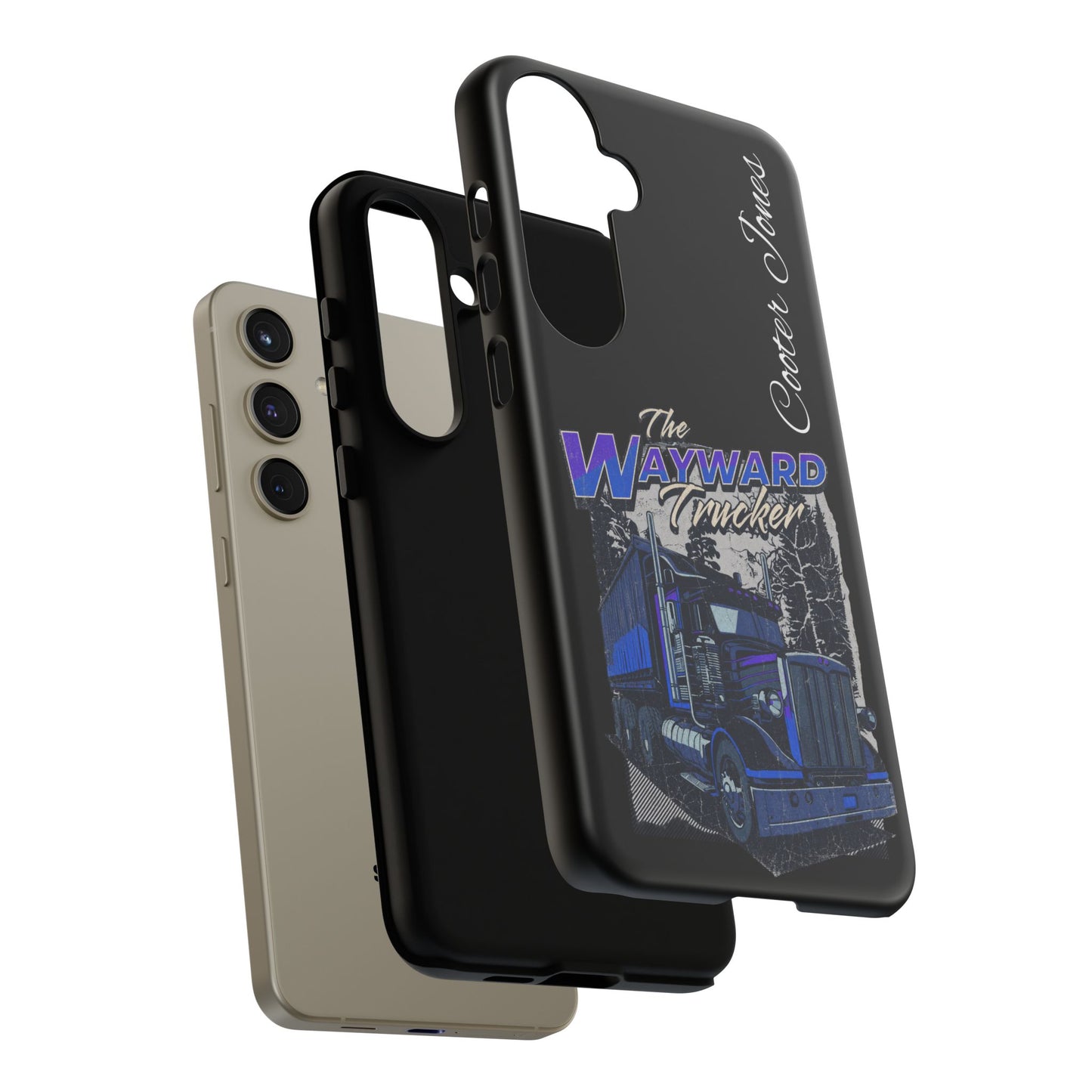 The Wayward Trucker™ Midnight Blue Edition— Personalized Phone Case