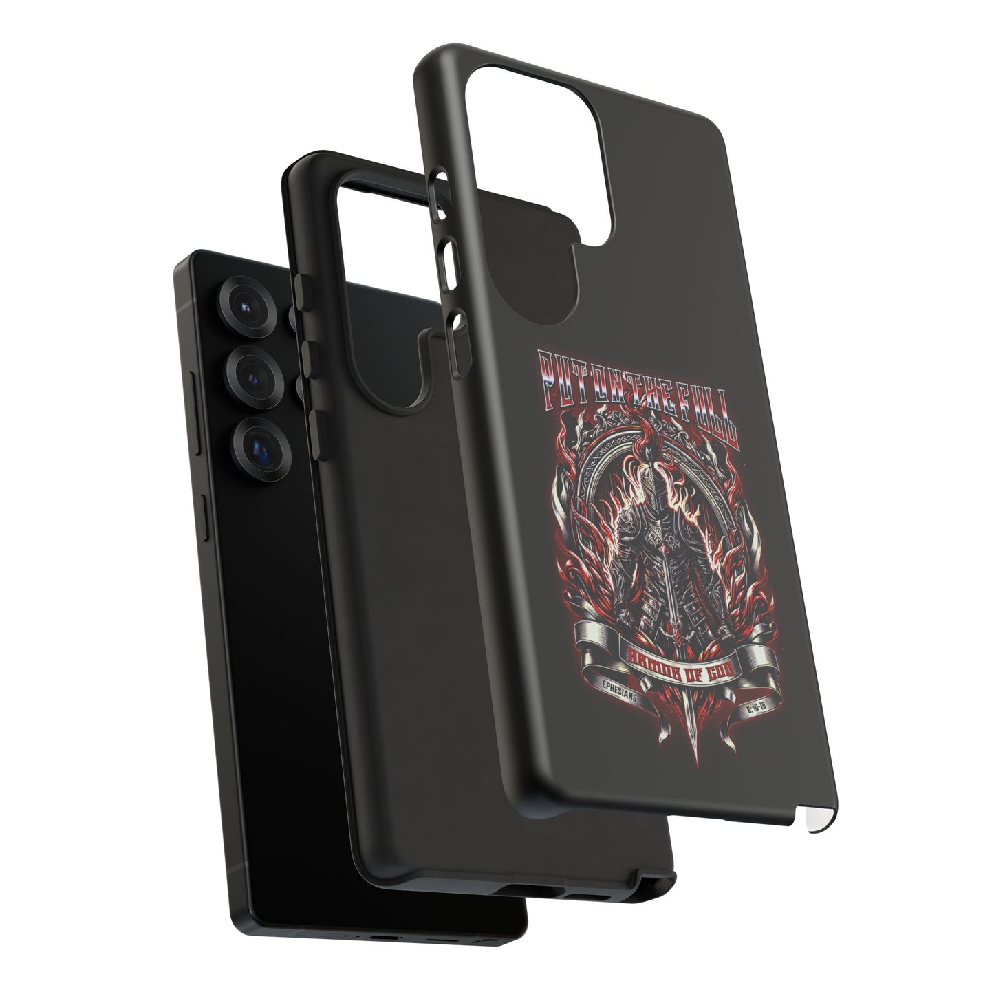 Armor of God Phone Case – Christian Warrior Design | Worship Wear Collection