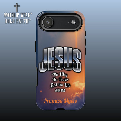 Jesus — The Way, The Truth & The Life — Personalized Phone Case