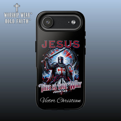 Jesus This is the Way— Personalized Phone Case