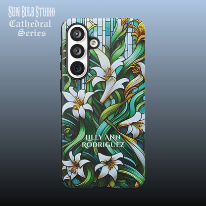 Cathedral Lilies - Personalized Phone Case