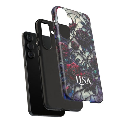 Cathedral Night Roses - Personalized Phone Case