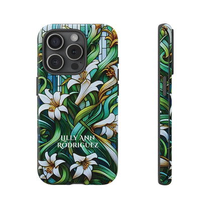 Cathedral Lilies - Personalized Phone Case
