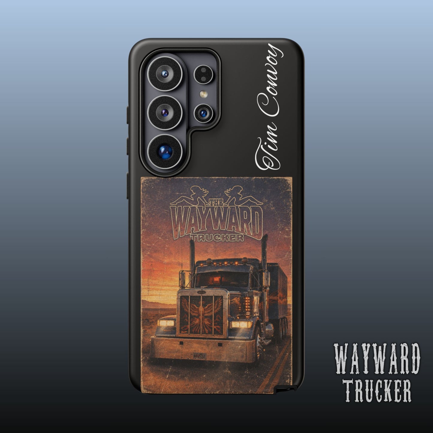 The Wayward Trucker™ Vintage Edition— Personalized Phone Case