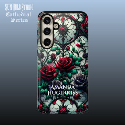 Cathedral Dawn Roses - Personalized Phone Case